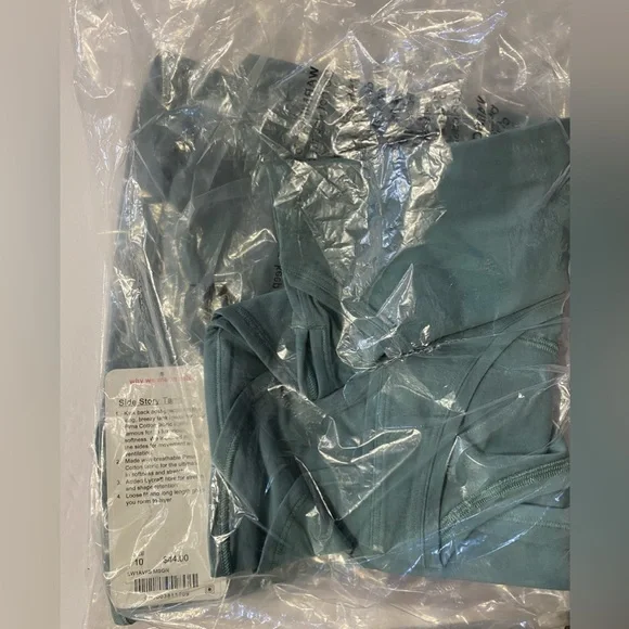 Lululemon Side Story Tank Mystic Green size 10 NWT - Picture 7 of 8